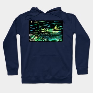 Colorful Night Flight Hoodie